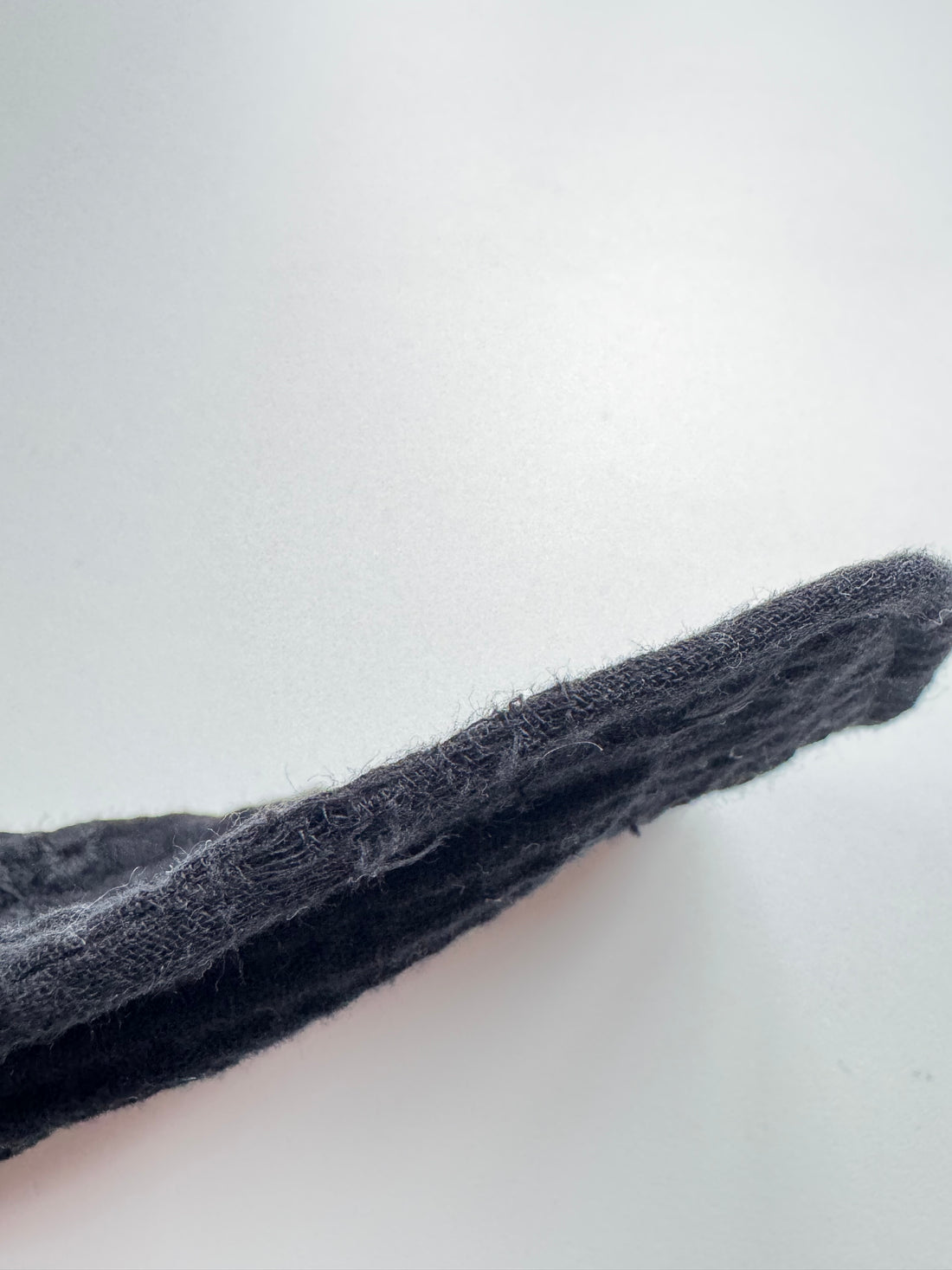 Échantillon - Accessoire à chignon noir en coton