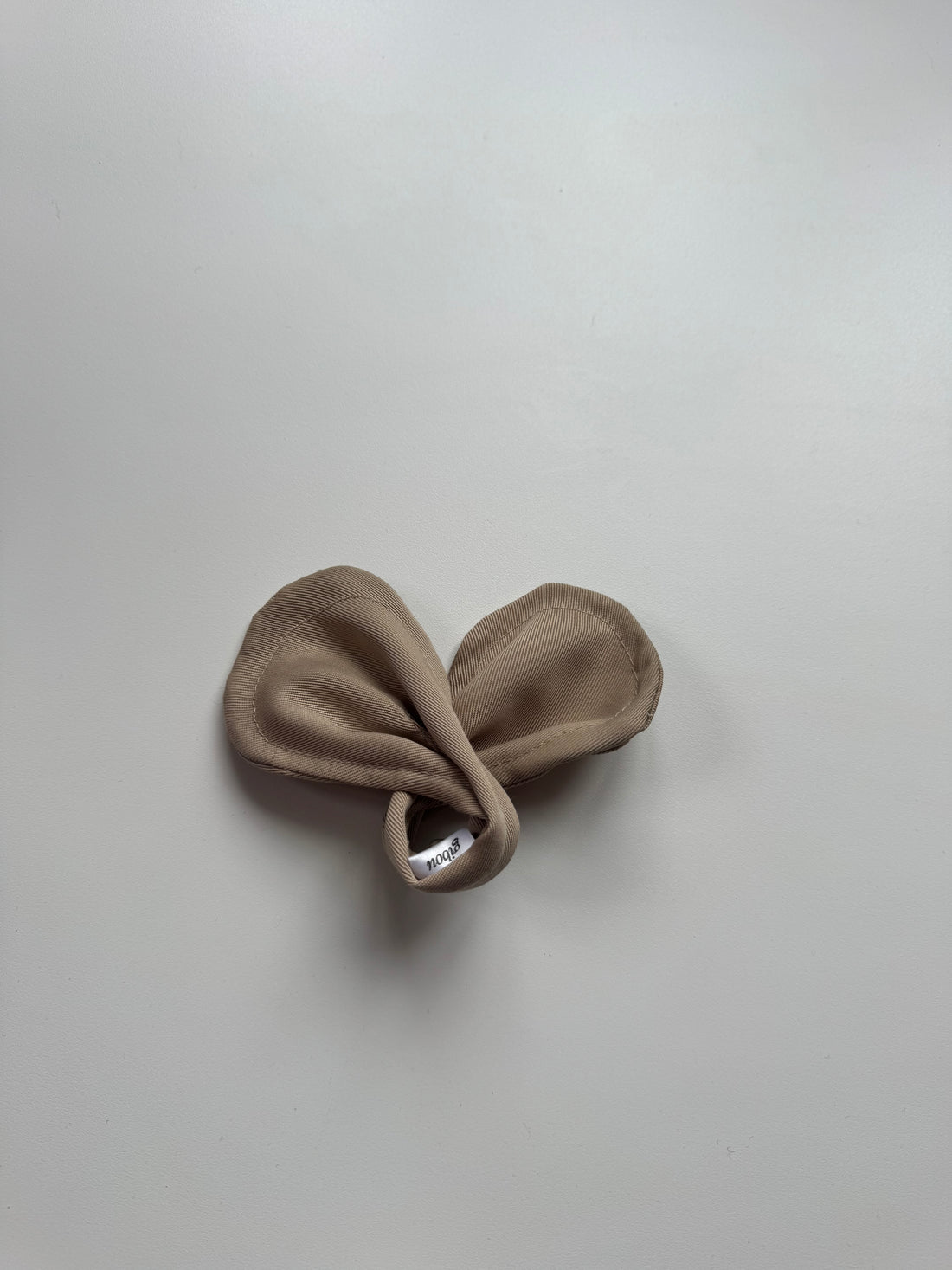 Échantillon - Mini accessoire à chignon beige