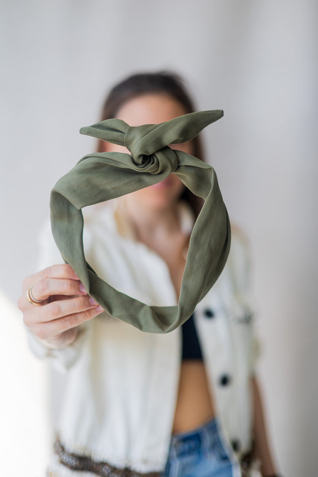 Bandeau à torsader avec tige de métal intégrée - gibou.ca