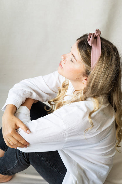 Duo accessoire à chignon et bandeau à torsader avec tige de métal - gibou.ca