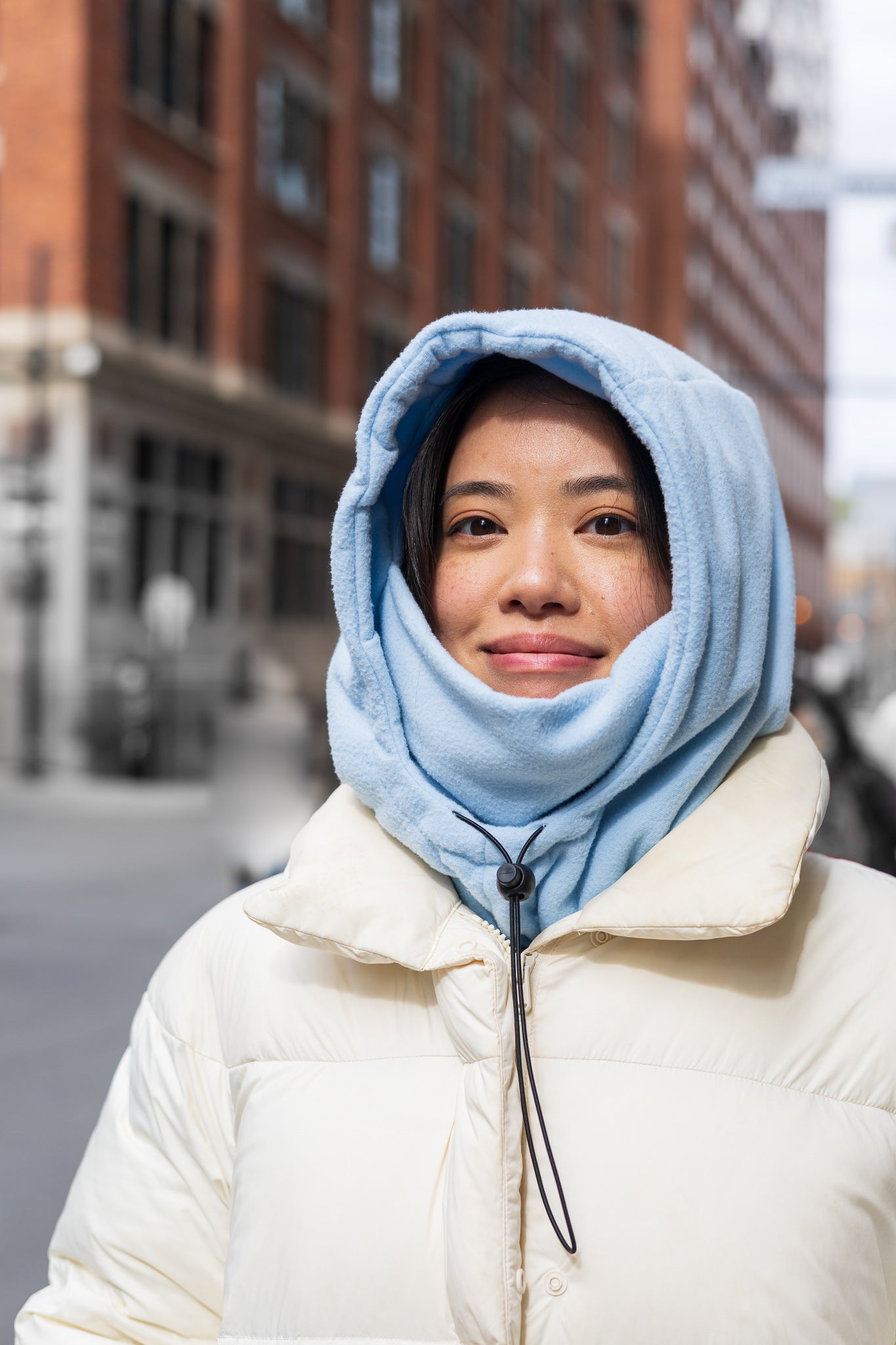 Échantillon cagoule bleu - gibou.ca