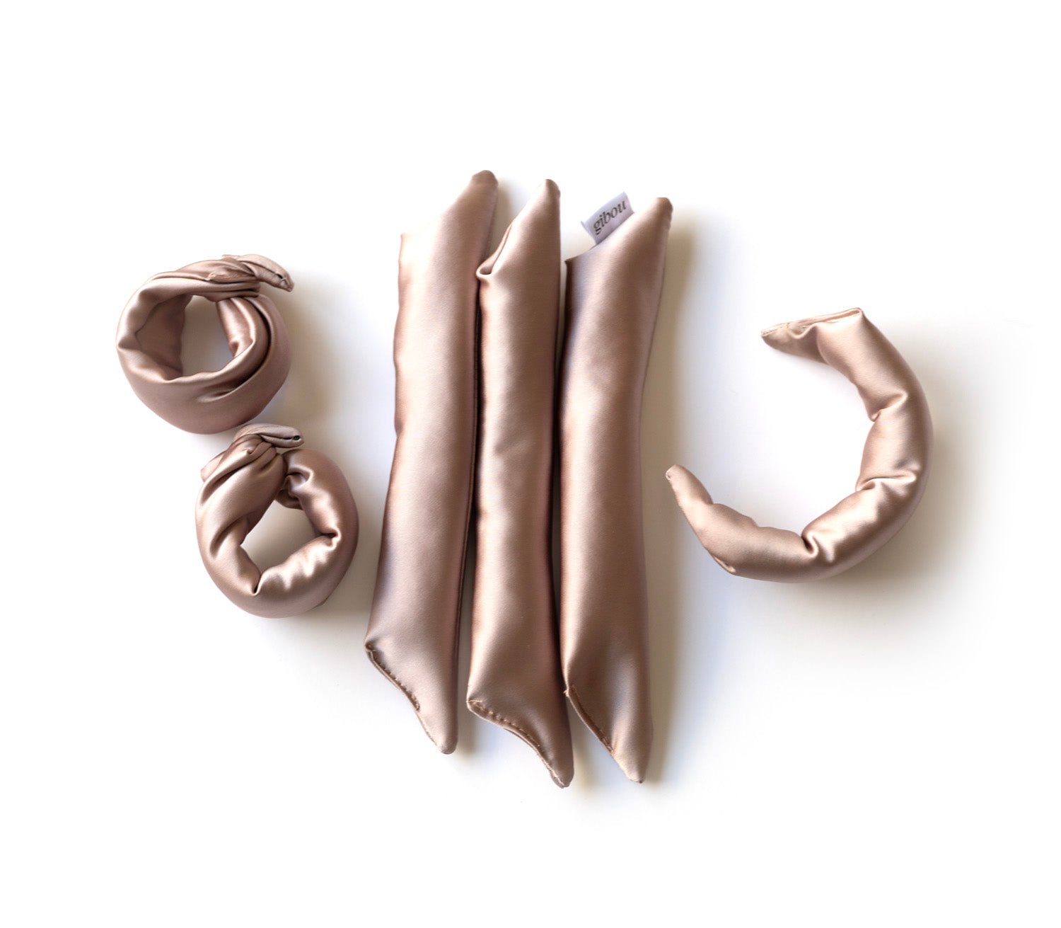 Ensemble de 6 mini rouleaux pour boucles sans chaleur - gibou.ca