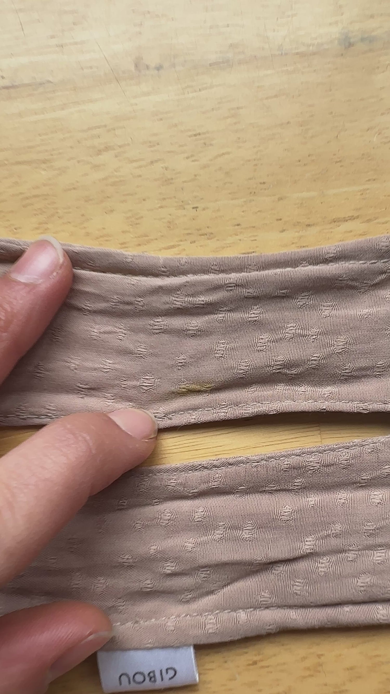 Imparfait - Chignon vieux rose