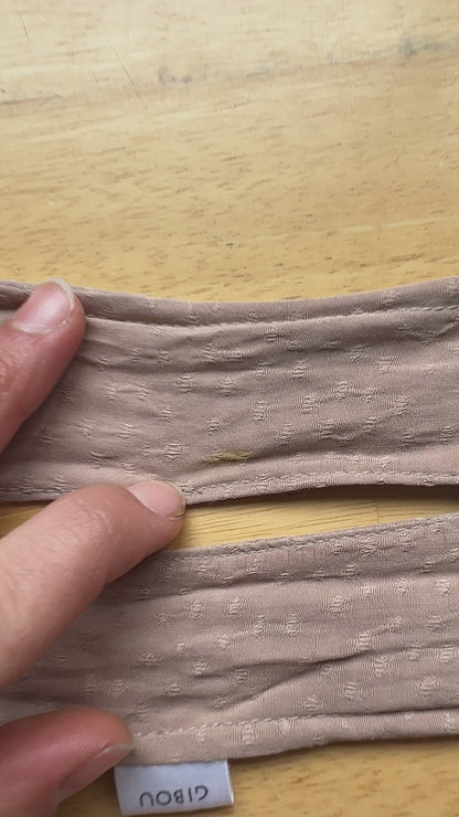 Imparfait - Chignon vieux rose